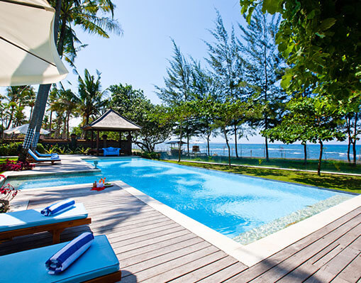 Puri Nirwana - Beachfront swimming pool